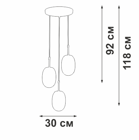 Подвесной светильник Vitaluce V2821-1/3S в Санкт-Петербурге