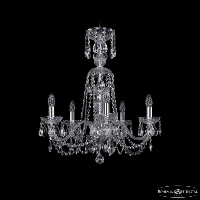Подвесная люстра Bohemia Ivele Crystal 1402/5/195/XL-64 Ni в Санкт-Петербурге