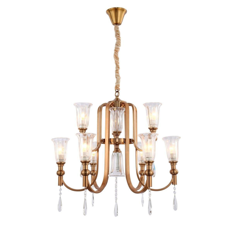 Подвесная люстра Lumina Deco Rionella LDP 8041-6+3 S.GD в Санкт-Петербурге