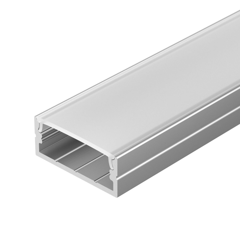 Алюминиевый профиль с экраном Arlight ARH-Wide-H10-2000 Anod+Opal 036768 в Санкт-Петербурге