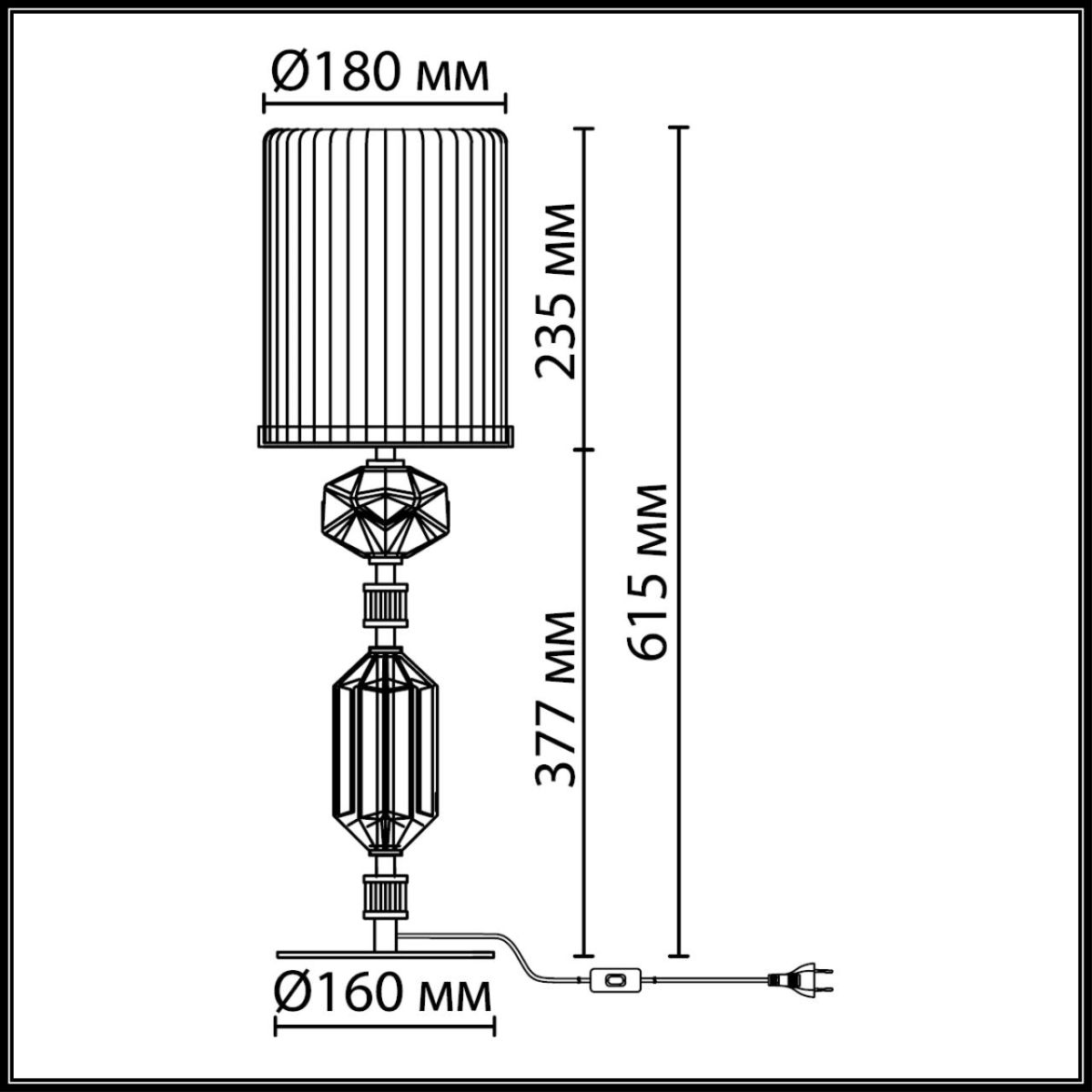 Настольная лампа Odeon Light Modern Terra 5414/1T в Санкт-Петербурге