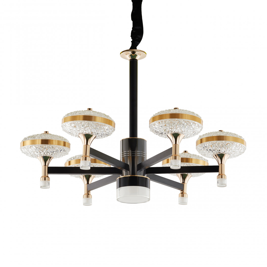 Подвесная люстра Arte Milano Ferrara 273059/6 BK/GD в #REGION_NAME_DECLINE_PP#
