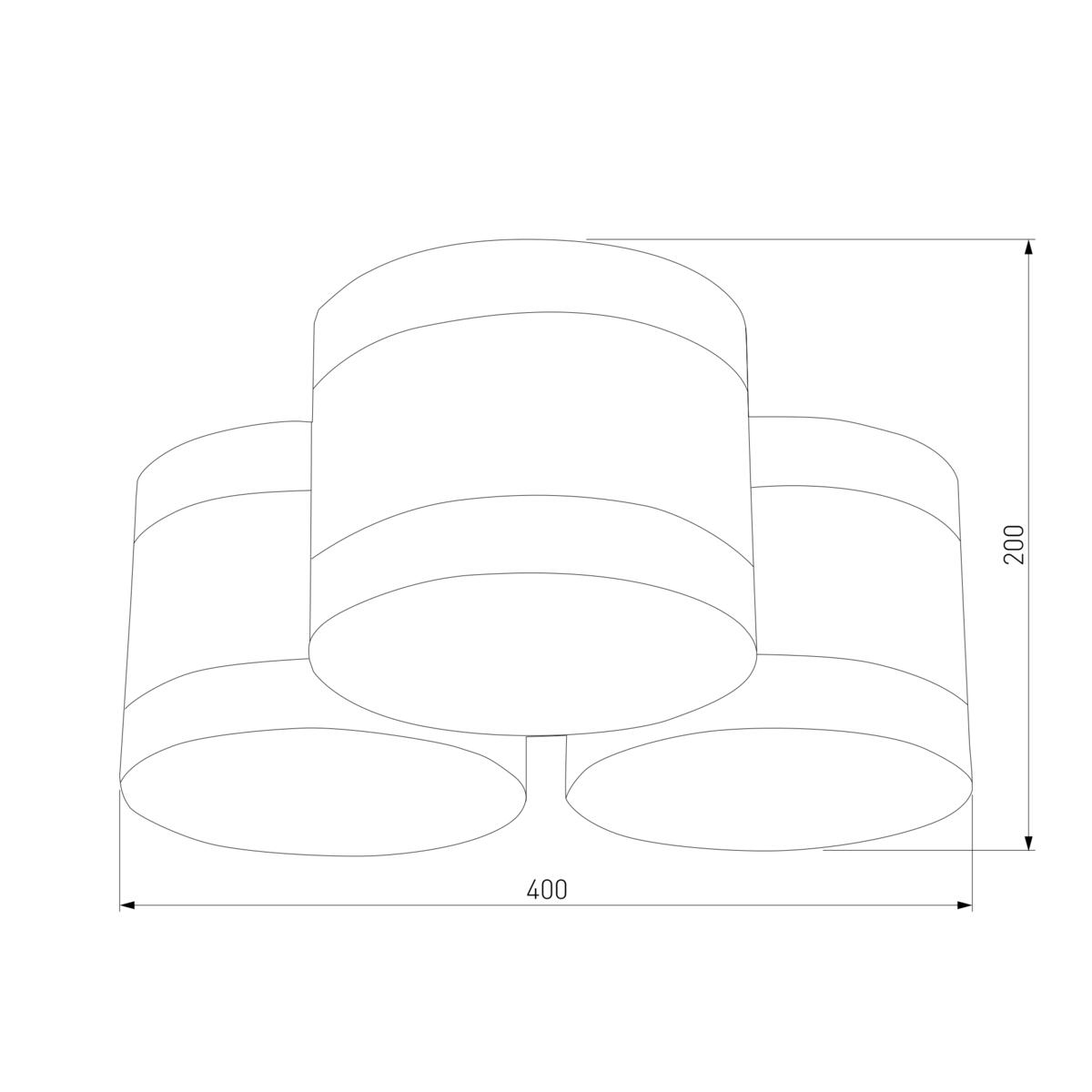 Потолочный светильник TK Lighting Tago 853 Tago white в Санкт-Петербурге