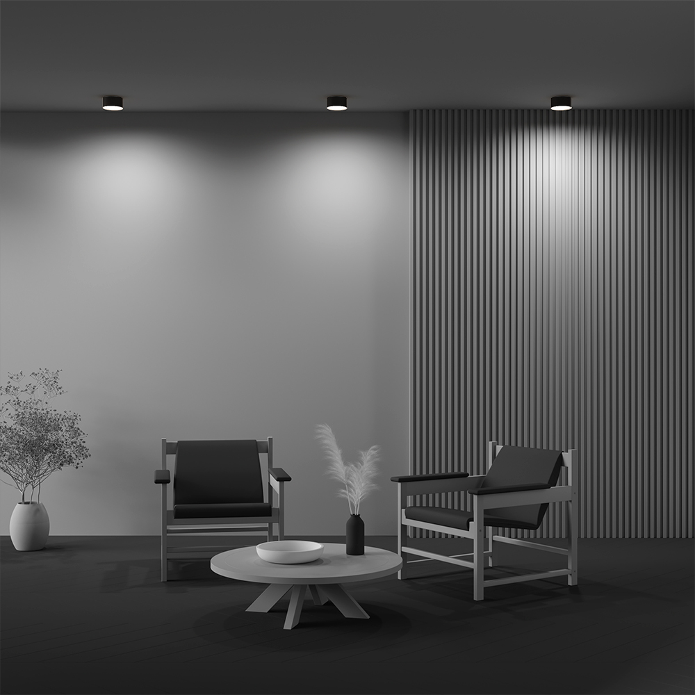 Потолочный светодиодный светильник Maytoni Technical Ceiling & Wall Zon C032CL-12W3K-RD-B в Санкт-Петербурге