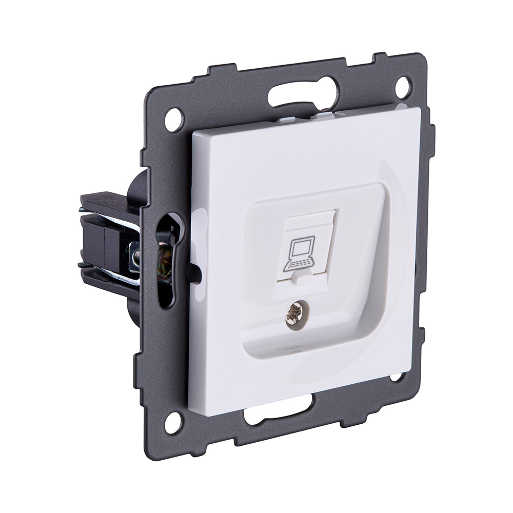 Розетка Ethernet RJ45 Cat.5, белый Kollinger REA-016WH для Aspekt, Eleganz, Reflex в #REGION_NAME_DECLINE_PP#