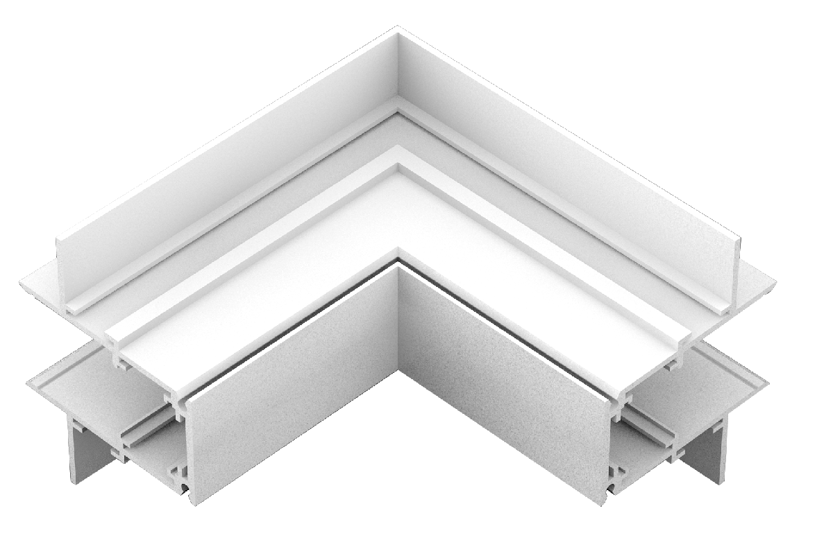 Внешний угловой соединитель iLedex Vision OUTTER CORNER CONNECT 4822-022-95/95-WH в Санкт-Петербурге