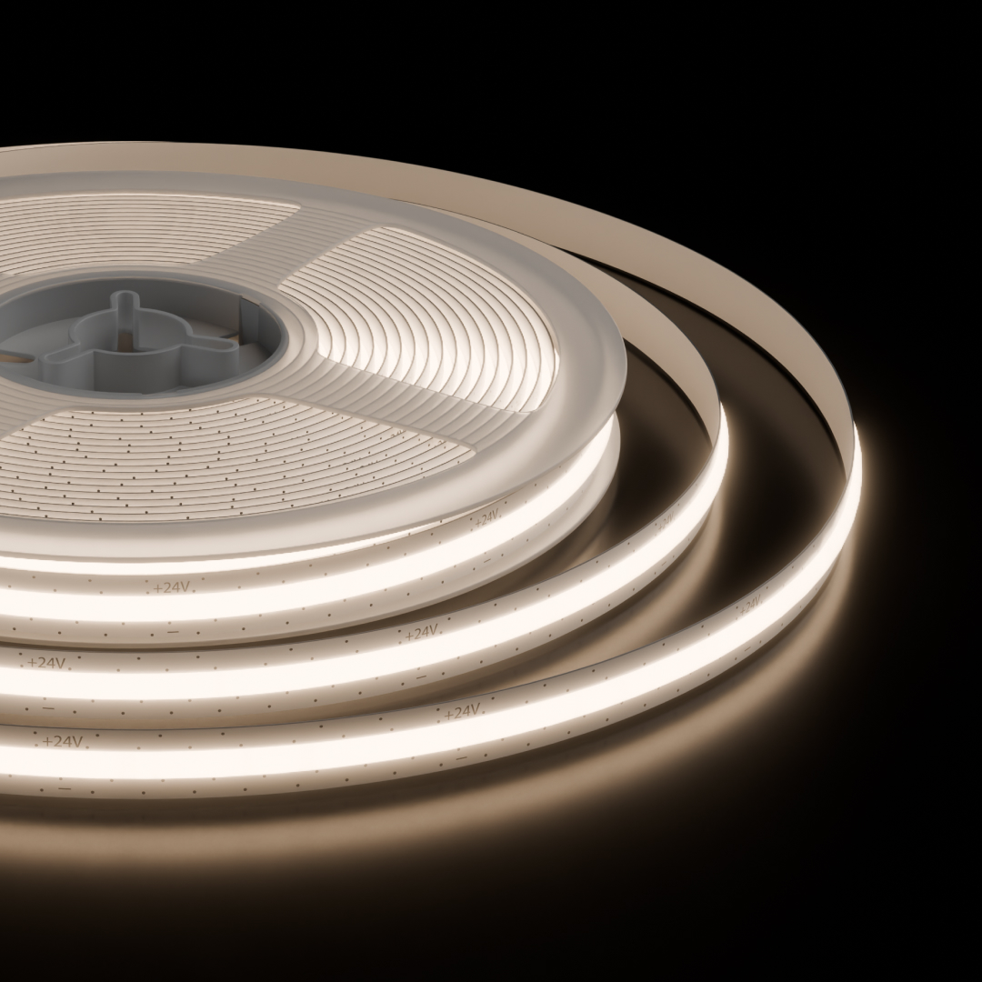 Светодиодная лента Apeyron 24В, 10 Вт/м, 700 лм/м,4000К, COB, 528 д/м, CRI90+, Free Cut, IP20, 5м 00-398 в #REGION_NAME_DECLINE_PP#