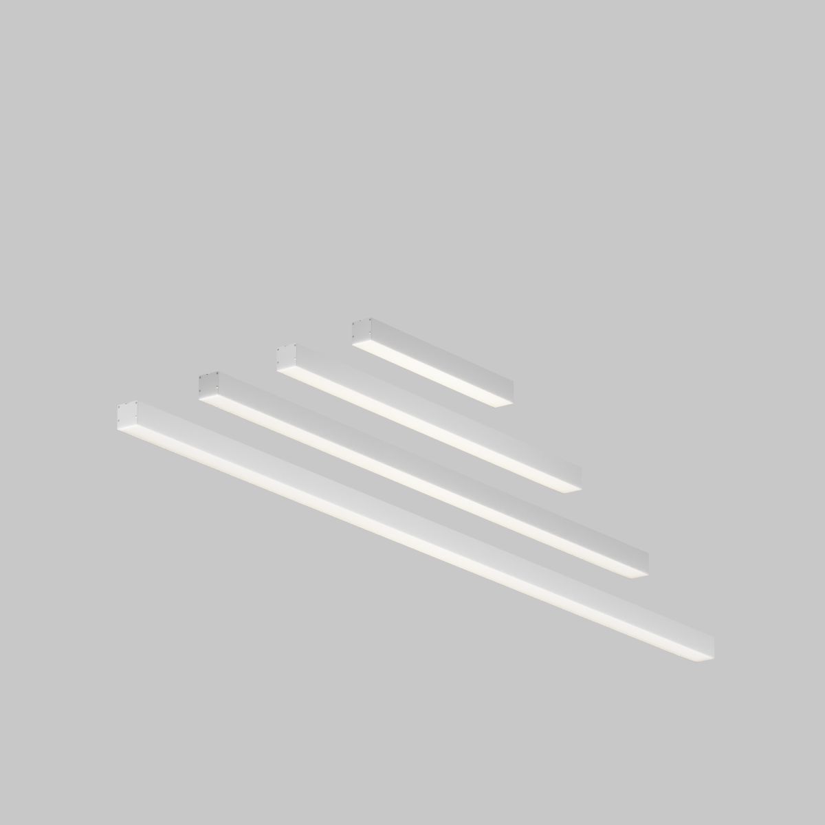 Линейный накладной светильник Maytoni Technical 4000K 50x50 (Серебро, 1 м) LL311020 в Санкт-Петербурге