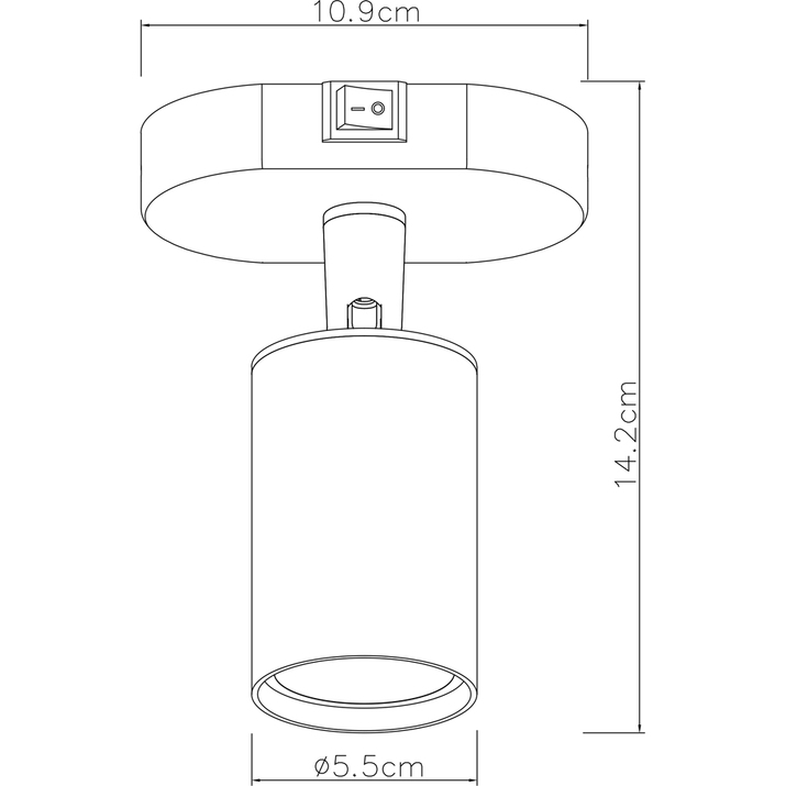 Спот Arte Lamp Aquarius A3226AP-1BK в Санкт-Петербурге