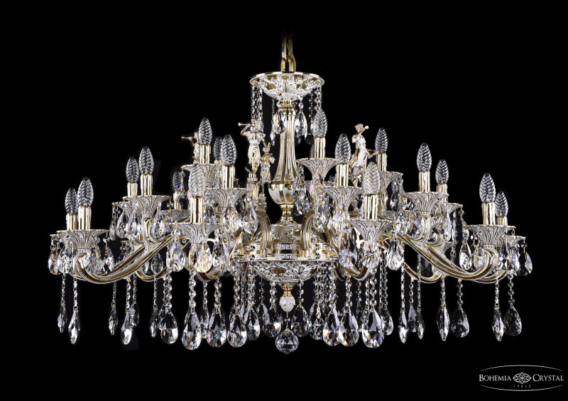Подвесная люстра Bohemia Ivele Crystal 1709/25+5/410/A/GW/Girl в Санкт-Петербурге