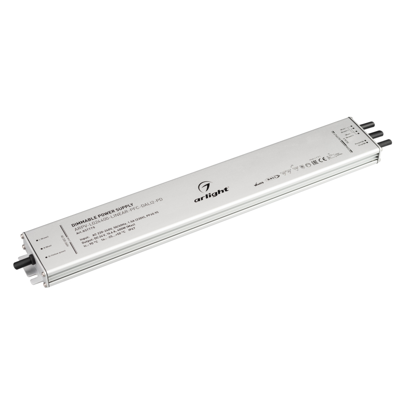 Блок питания Arlight ARPV-LG24400-LINEAR-PFC-DALI2-PD (24V, 16.7A, 400W) 037775 в Санкт-Петербурге