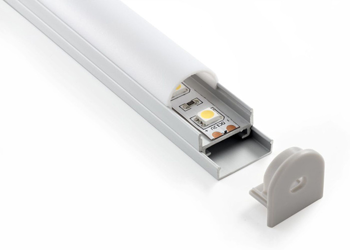 Потолочный алюминиевый профиль Elektrostandard для LED ленты oval LL-2-ALP005 4690389104428 в Санкт-Петербурге