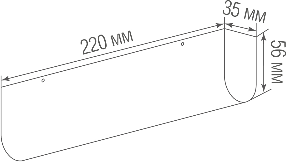 Горизонтальное потолочное основание Donolux Light Wave Base power supply 220HB в Санкт-Петербурге