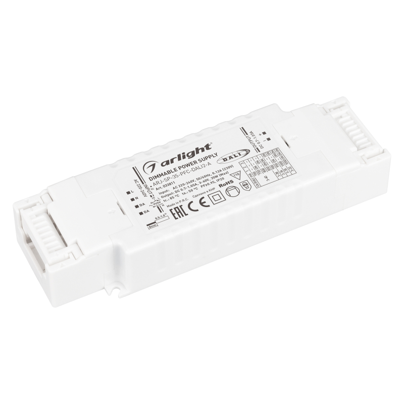 Блок питания Arlight ARJ-SP-35-PFC-DALI2-A (35W, 3-40V, 0.7-1.05 A) 033811 в Санкт-Петербурге