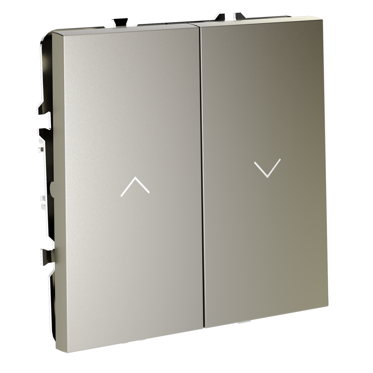 Выключатель встраиваемый Voltum S70 для жалюзи 10А, (шелк) VLS020704 в #REGION_NAME_DECLINE_PP#