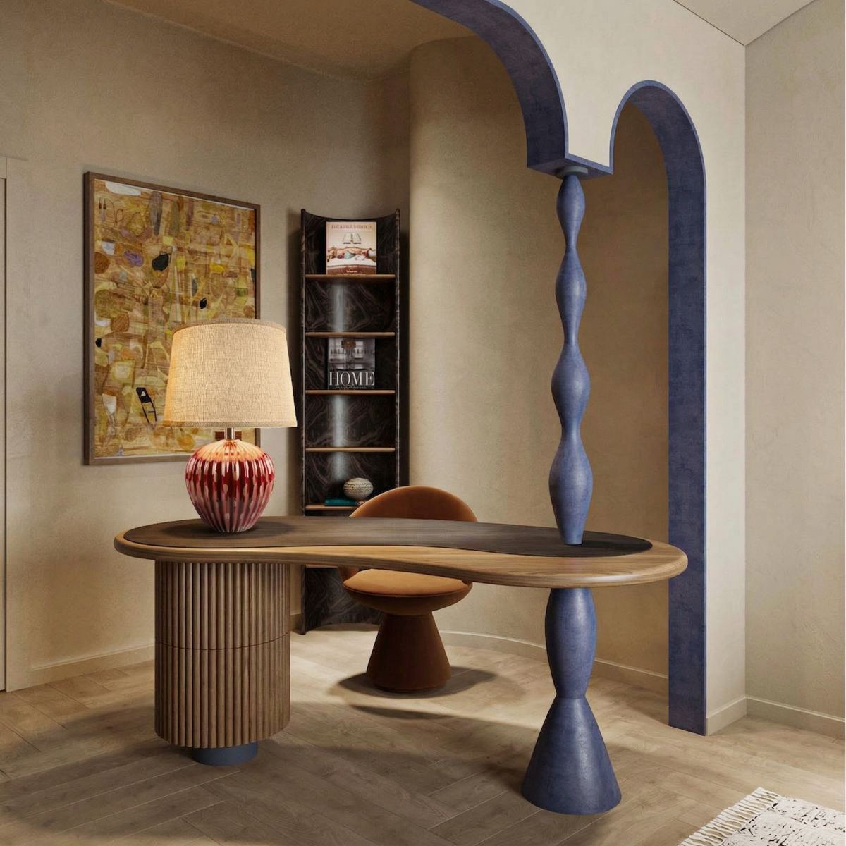 Настольная лампа LOFT IT Tulip 10513T Blue в Санкт-Петербурге