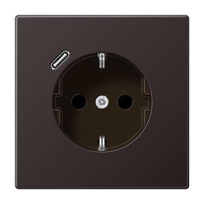 Розетка 2K+З USB Typ C Jung AL1520-18CD в #REGION_NAME_DECLINE_PP#