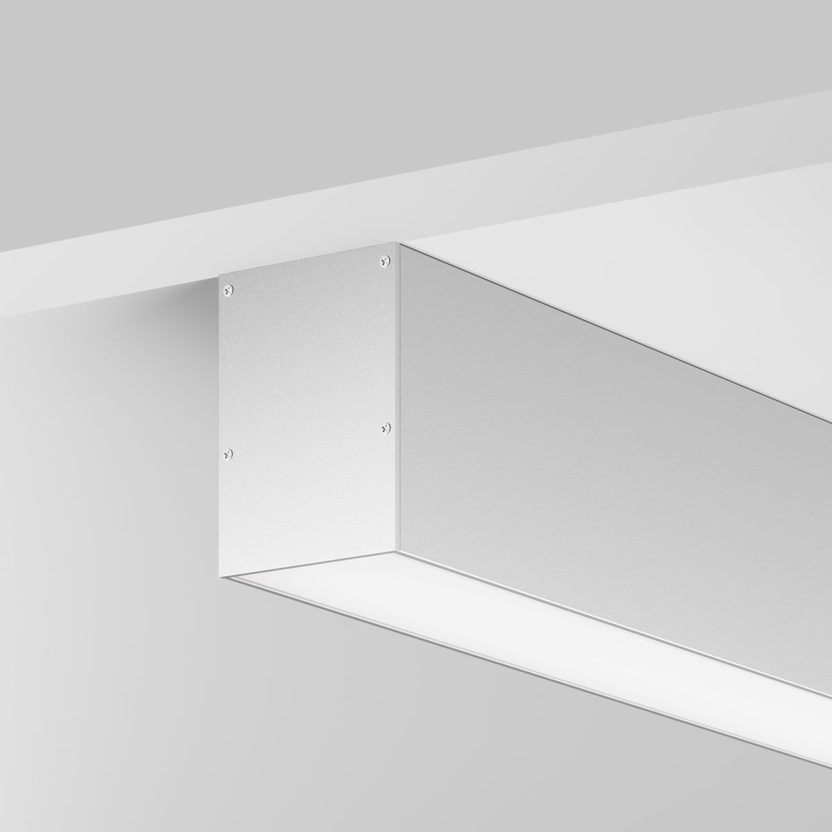 Профиль накладной-подвесной 50х70 (Серебро, 2 м) Maytoni ALM-5070-S-2M в Санкт-Петербурге