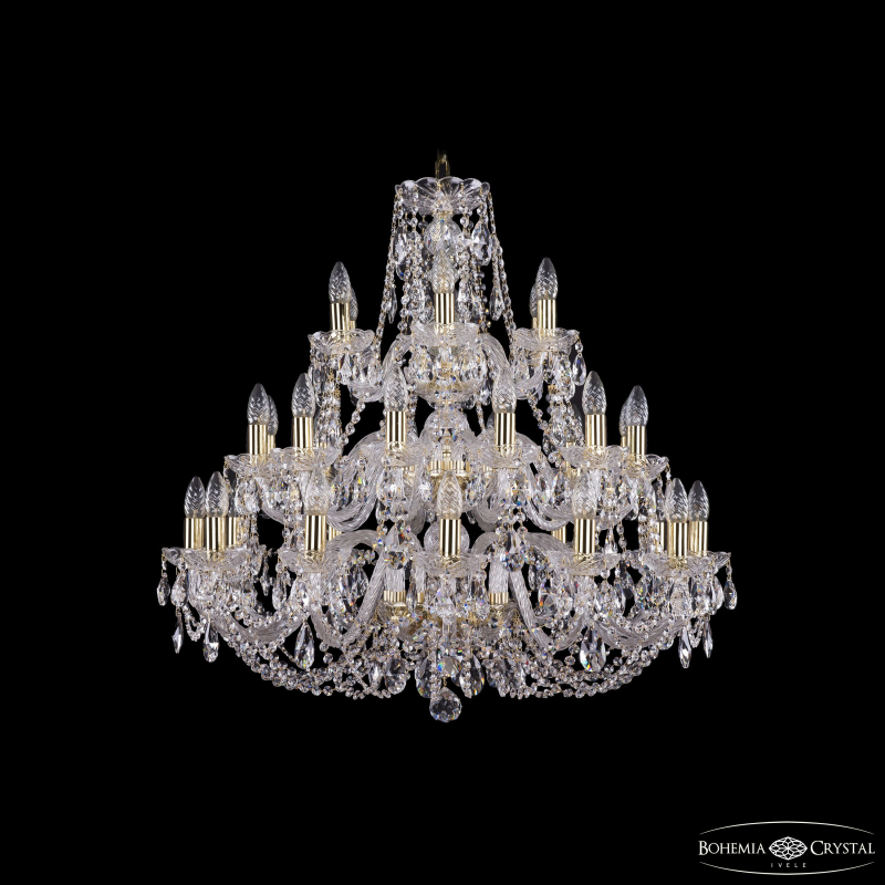 Подвесная люстра Bohemia Ivele Crystal 1406/12+12+6/300/3d G в Санкт-Петербурге