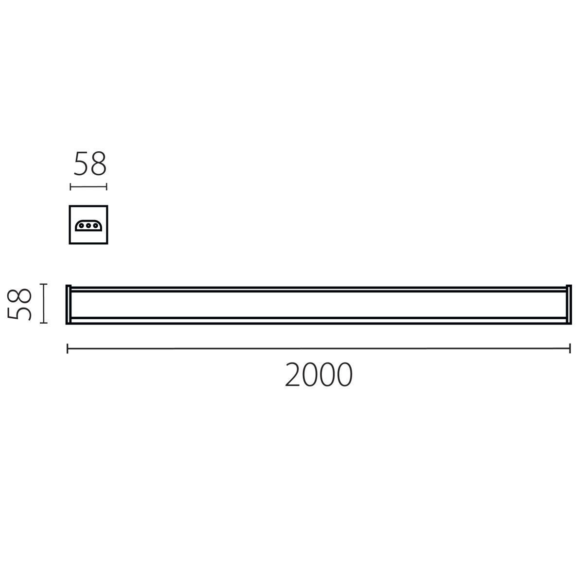 Линейный светильник Lightstar Trito 456807 в Санкт-Петербурге