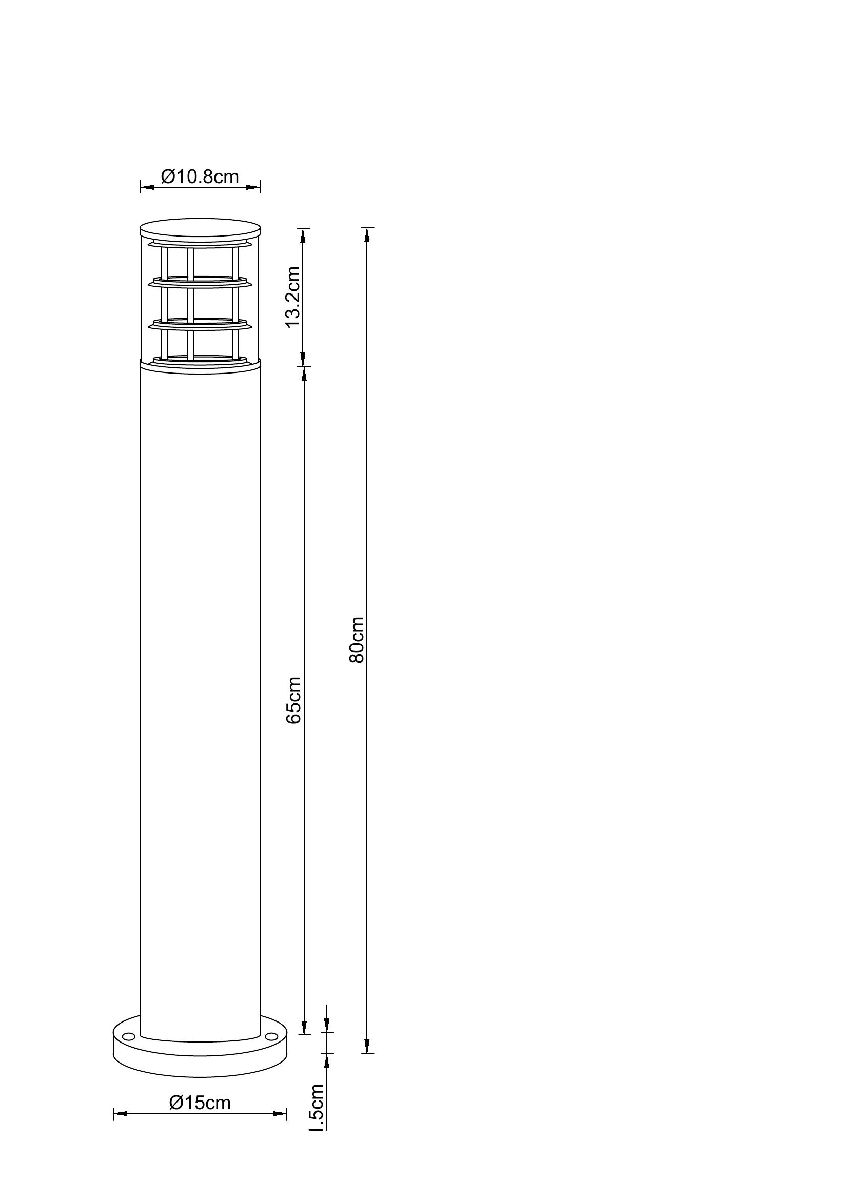 Ландшафтный светильник Arte Lamp Tokyo A5318PA-1BK в Санкт-Петербурге