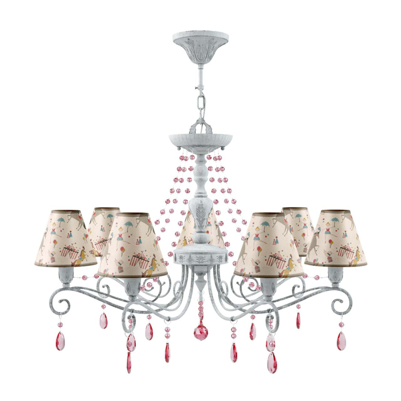 Подвесная люстра Lamp4you Provence E4-07-G-LMP-O-14-CRL-E4-07-PK-UP в Санкт-Петербурге