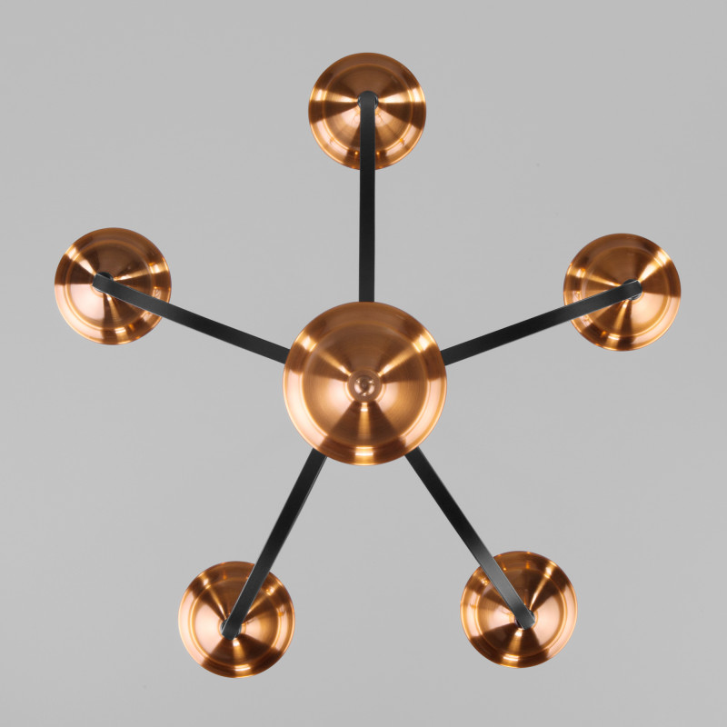 Подвесная люстра Eurosvet 60098/5 черный в #REGION_NAME_DECLINE_PP#