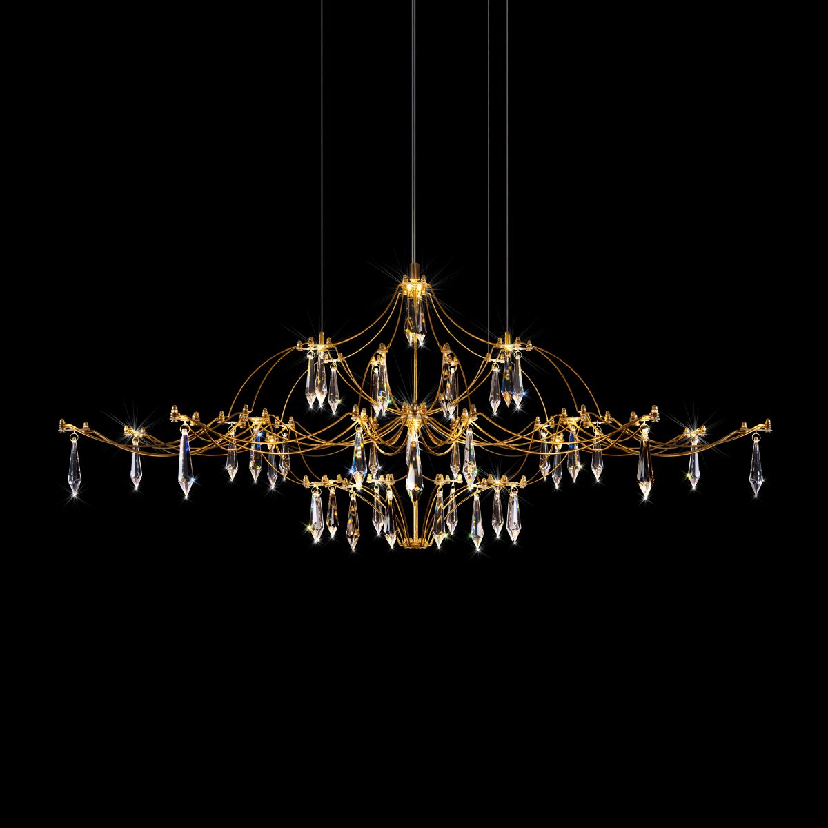 Подвесная люстра Loft IT Mira 10587/1000 Gold Asfour в Санкт-Петербурге