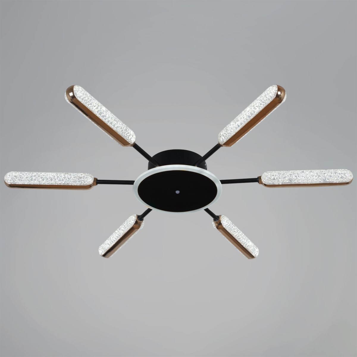 Потолочная люстра Reluce 08290-0.3-06 BK+GD в Санкт-Петербурге