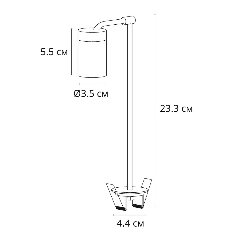 Подсветка для ювелирных изделий Arte Lamp Presto A6395LT-1BK в Санкт-Петербурге