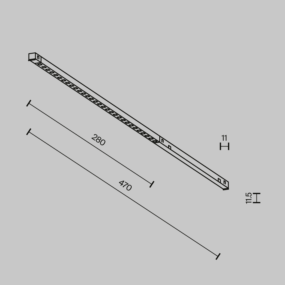 Трековый магнитный светильник Maytoni Technical Points TR241-4-6WTW-DSZ-B в Санкт-Петербурге