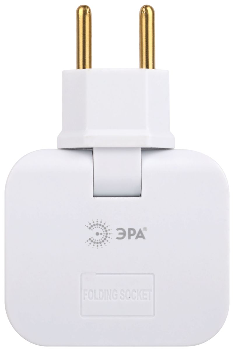 Разветвитель электрический Эра SPF-3-FL поворотный на 3 розетки 10А белый Б0069088 в Санкт-Петербурге