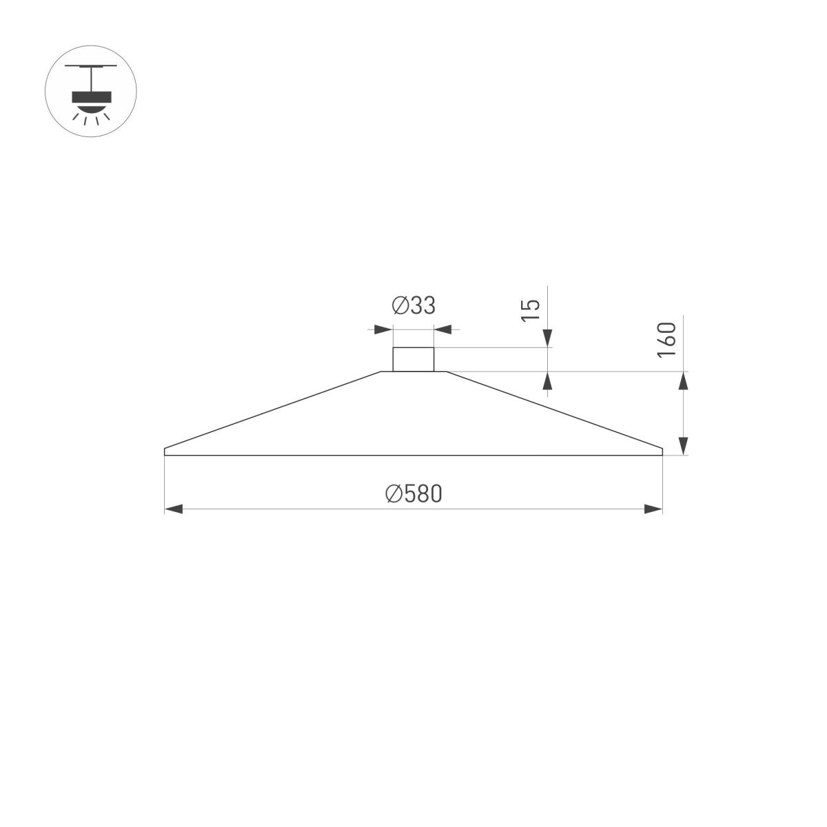 Трековый светильник Arlight ART-INBELT-WOK-R580-20W Day4000-MIX (BK, 110 deg, 48V, DALI) 051190 в Санкт-Петербурге