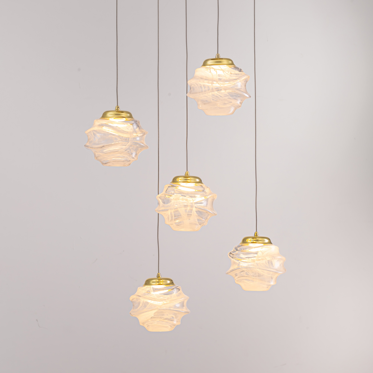Подвесной светильник Delight Collection MD25030003-5A gold/clear в Санкт-Петербурге