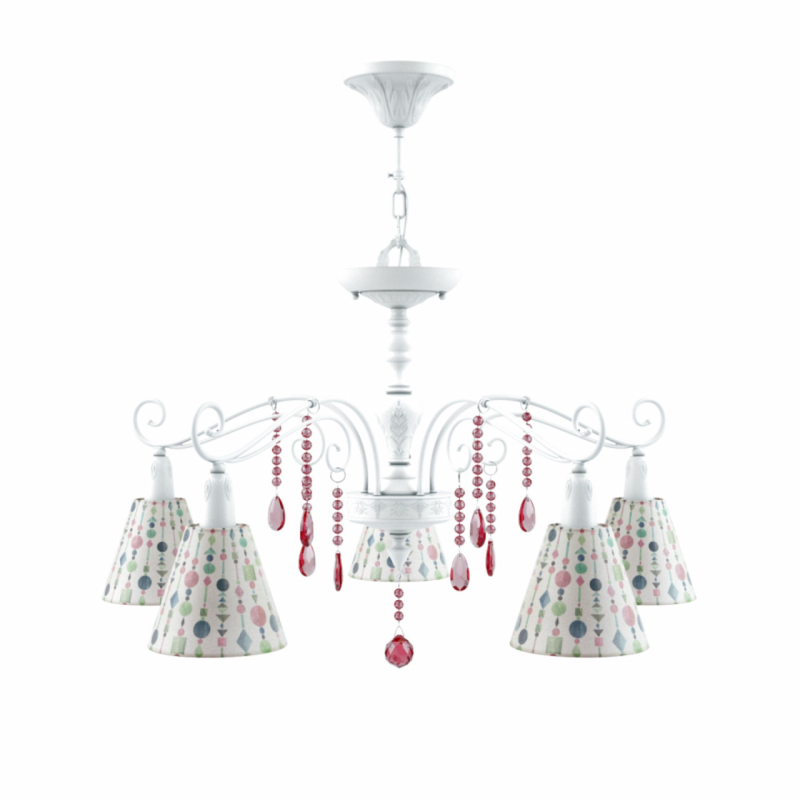 Подвесная люстра Lamp4you Provence E4-05-WM-LMP-O-17-CRL-E4-05-PK-DN в Санкт-Петербурге