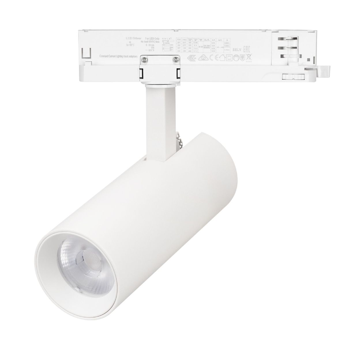 Трековый однофазный светильник Arlight LGD-GERA-2TR-R74-20W Warm3000 (WH, 55 deg, 230V) 055087 в Санкт-Петербурге