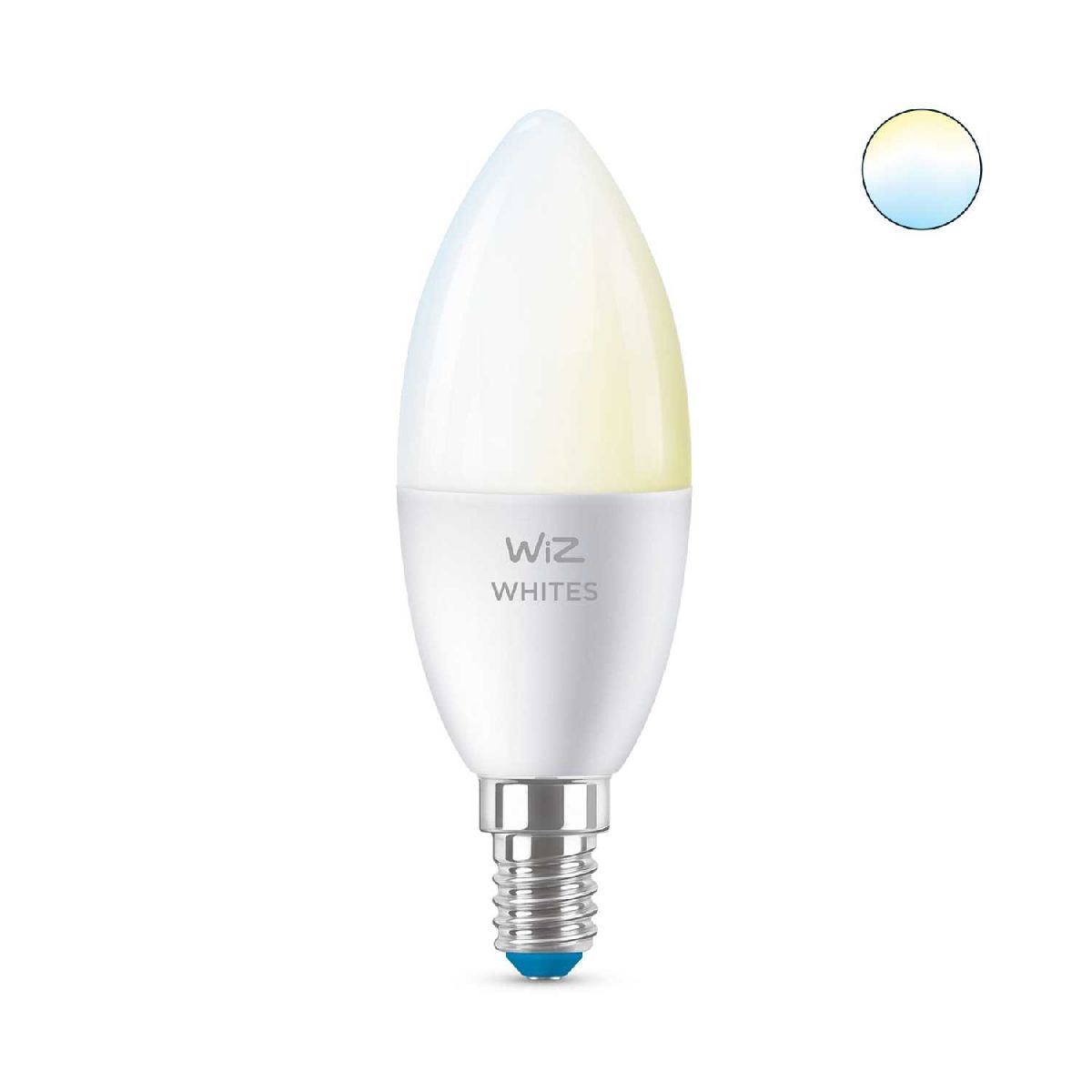 Умная светодиодная лампа Wiz Wi-Fi BLE40WC37E14927-65TW1PF/6 E14 4,9W 2700/6500K 929002448702 в Санкт-Петербурге