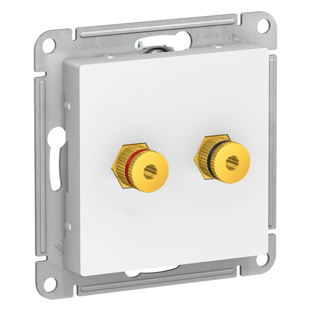 Аудиорозетка двухместная Systeme Electric AtlasDesign ATN000187 в Санкт-Петербурге
