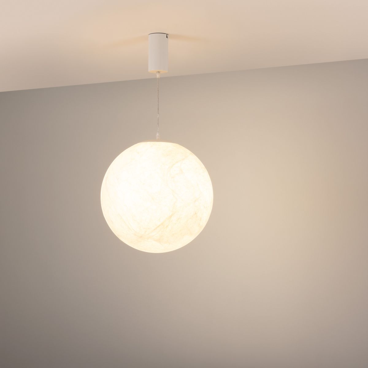 Подвесной светильник Arlight SP-SILKA-HANG-R400-12W Warm2700 (WH, 330 deg, 230V) (IP20, Натуральный шелк) 056880 в Санкт-Петербурге