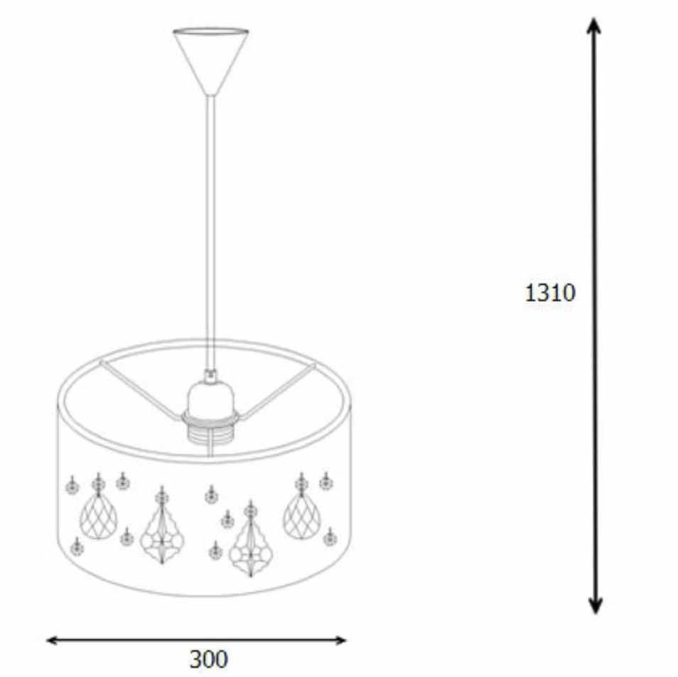 Подвесной светильник Lucide Spilti 34407/30/57 в Санкт-Петербурге