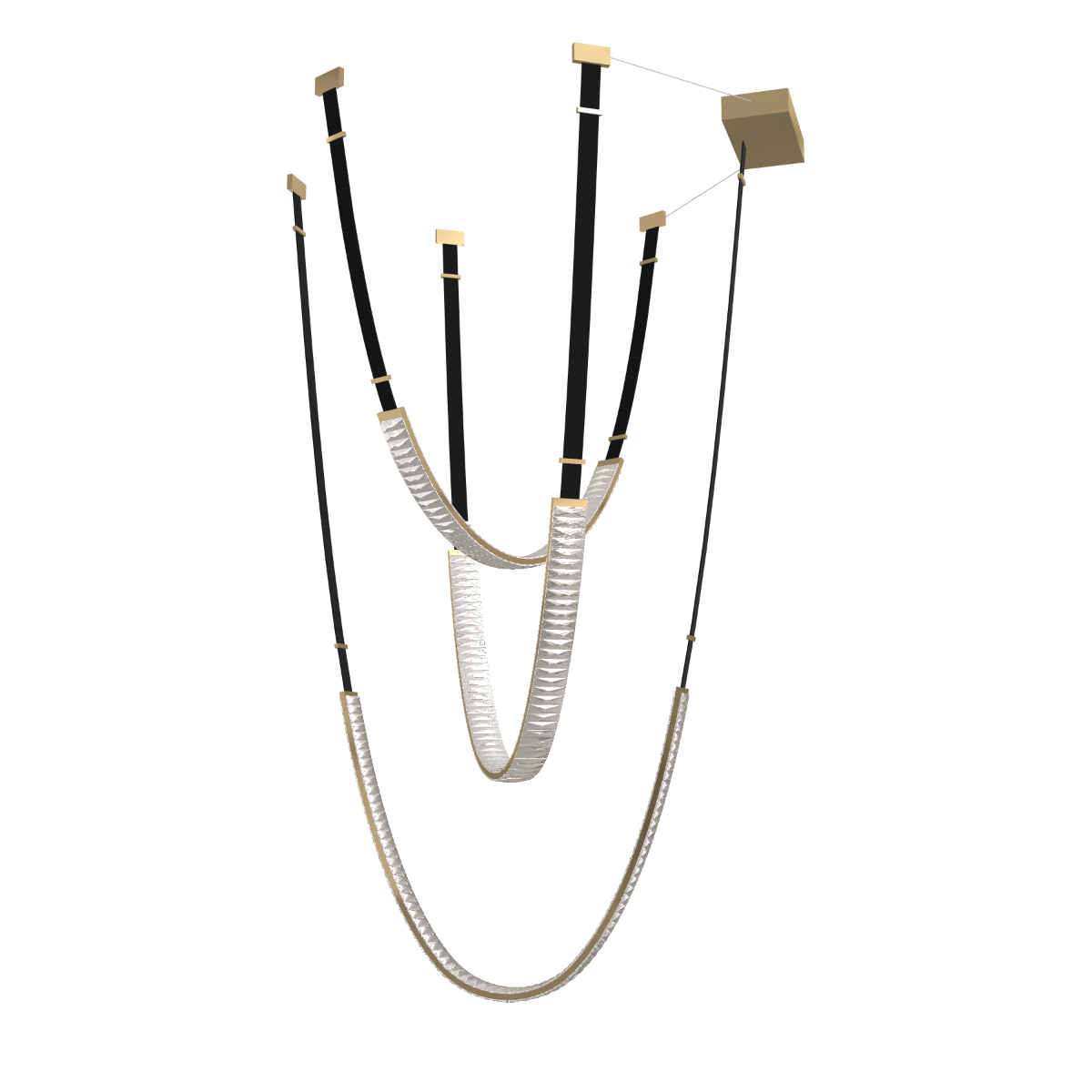 Подвесной светильник Delight Collection MD24083001-3A black/gold в Санкт-Петербурге