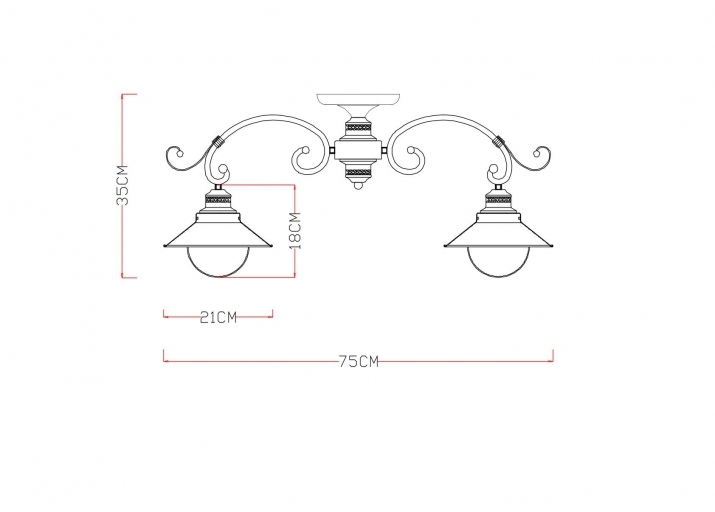 Потолочная люстра Arte Lamp 7 A4577PL-5CK в Санкт-Петербурге