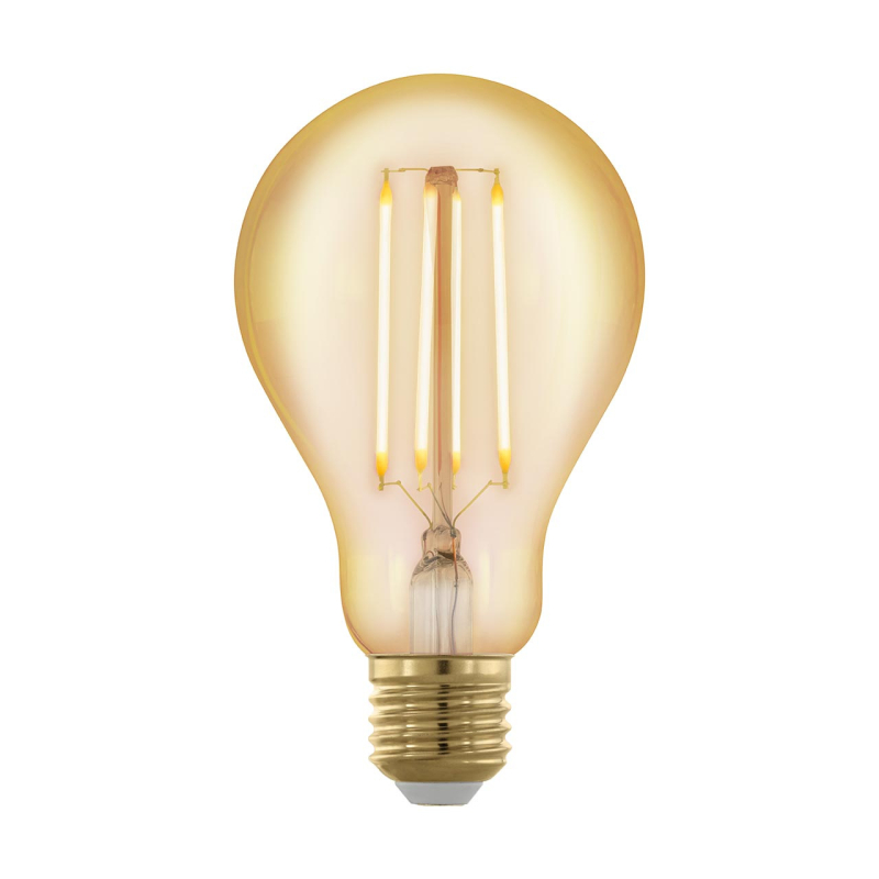 Лампа светодиодная филаментная диммируемая Eglo E27 4W 1700К золотая 11691 в Санкт-Петербурге