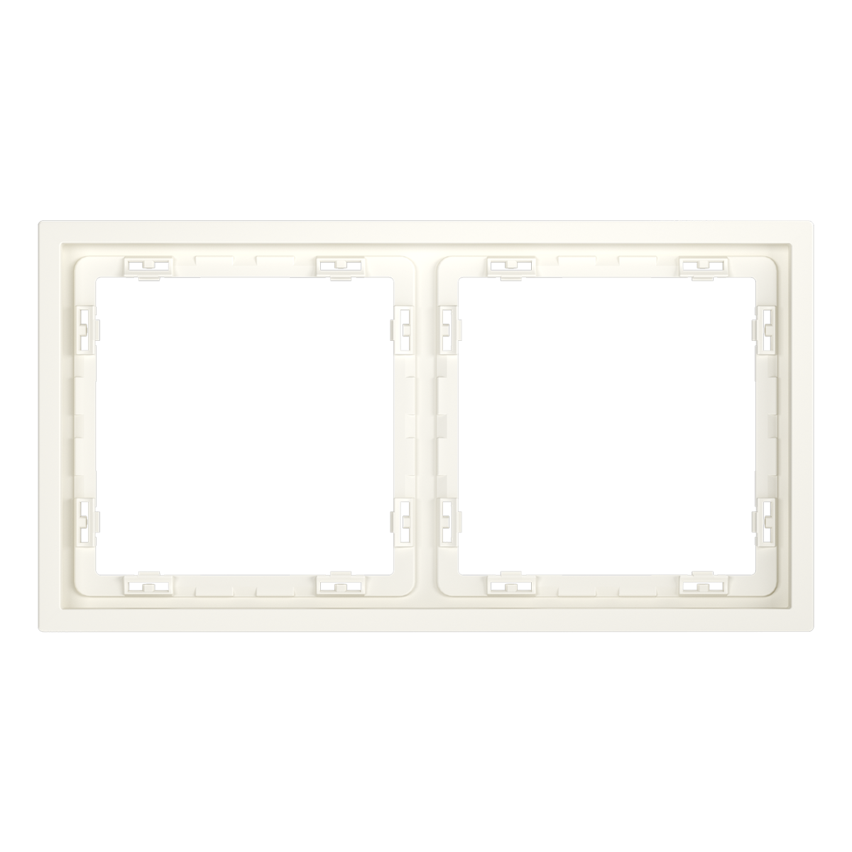Рамка пластиковая Voltum S70 на 2 пост, (хлопок) VLS100213 в Санкт-Петербурге