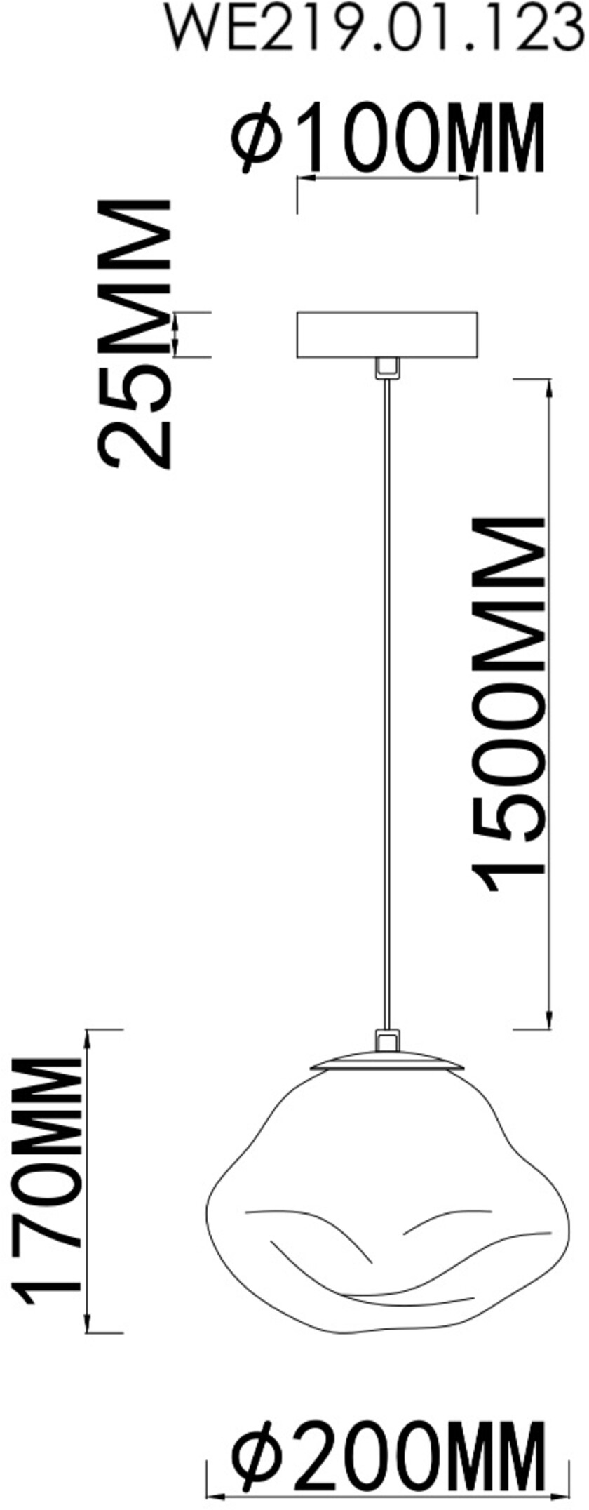 Подвесной светильник Wertmark Isola WE219.01.123 в Санкт-Петербурге