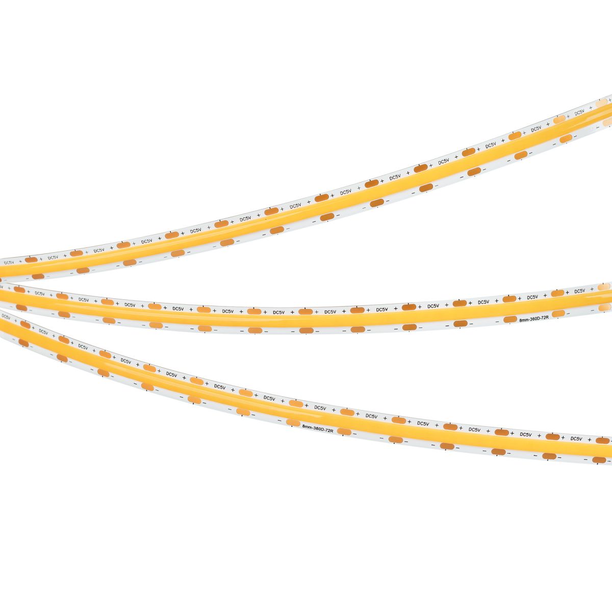 Светодиодная лента Arlight COB-X360-8mm 5V Warm2700 (5 W/m, IP20, 5m)  041706(1) в Санкт-Петербурге