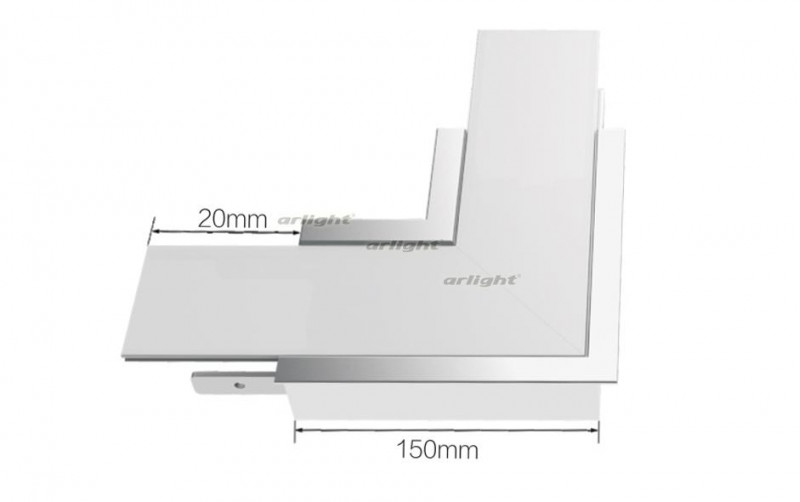 Угол Arlight S2-LINIA94-F-L90 прямой 021282 в Санкт-Петербурге