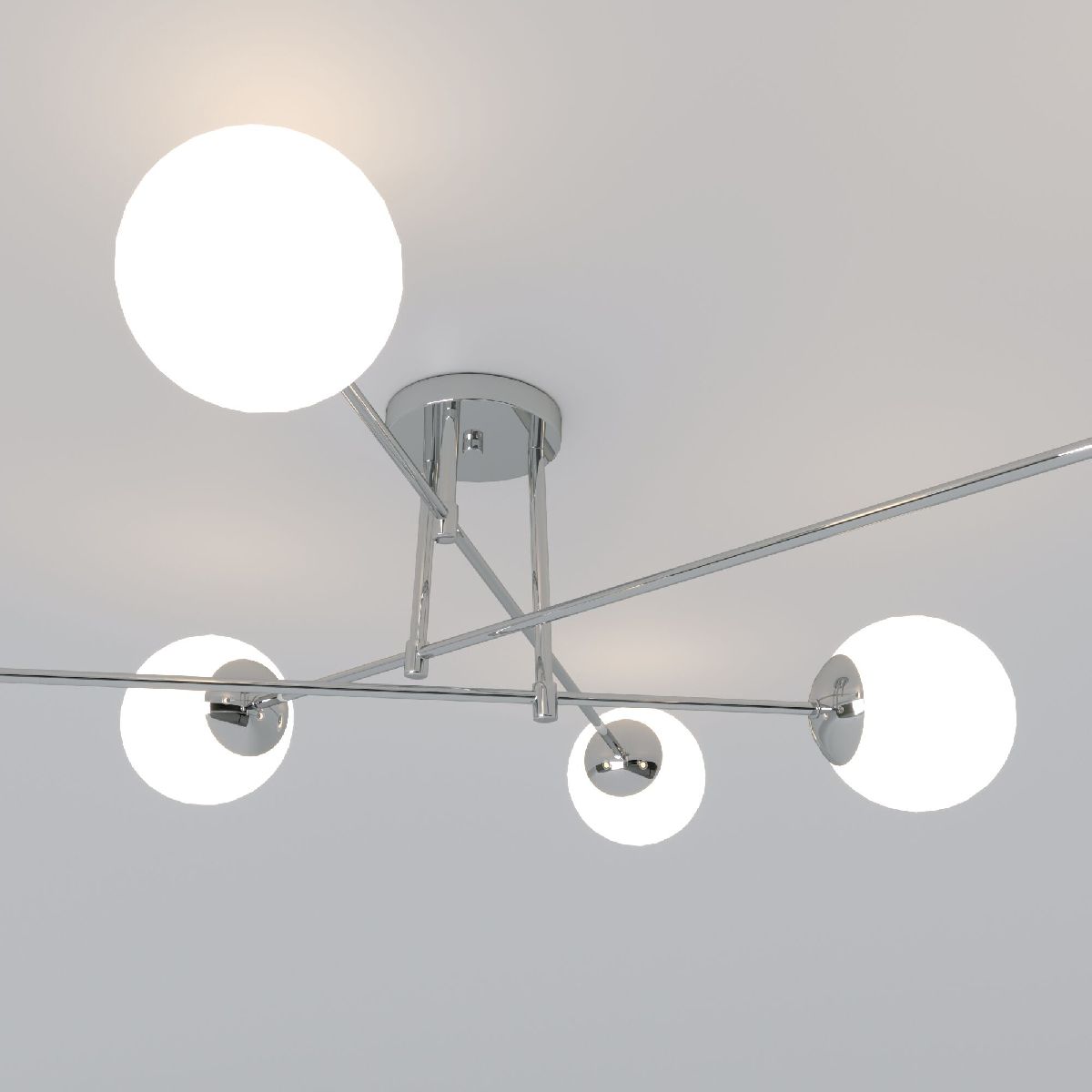 Потолочная люстра Eurosvet Netz 30181/6 хром Smart a062216 в Санкт-Петербурге