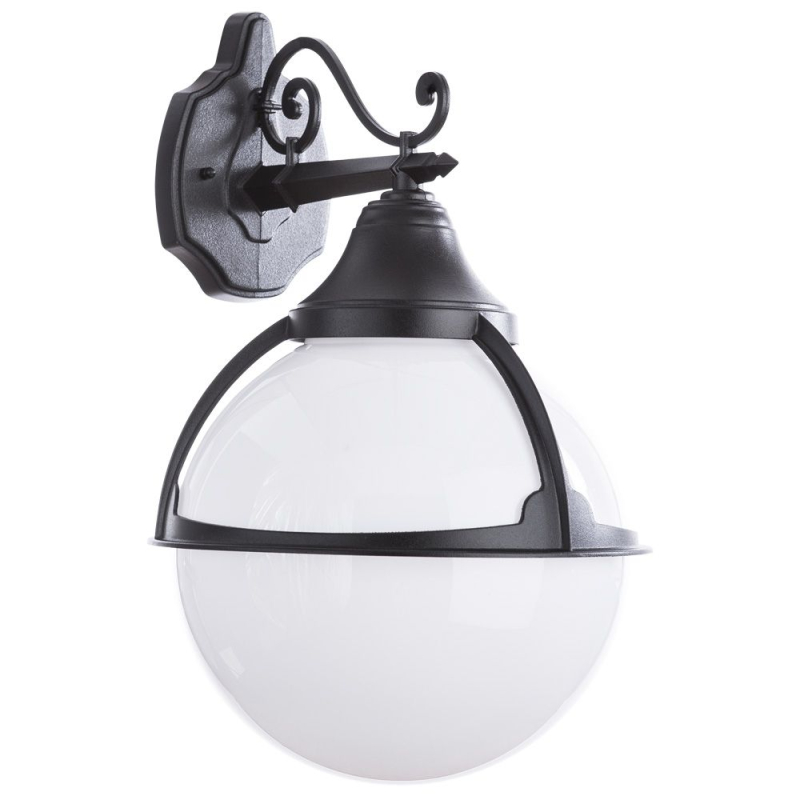 Уличный настенный светильник Arte Lamp Monaco A1492AL-1BK в Санкт-Петербурге