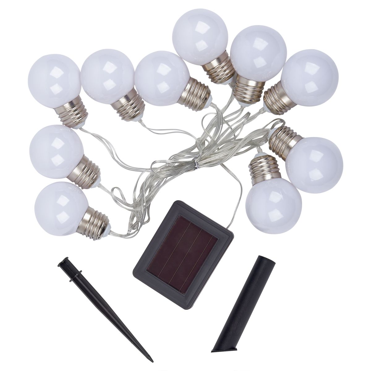 Садовая гирлянда на солнечной батарее Uniel USL-S-126/PT1800 FROST BULBS UL-00012697 в Санкт-Петербурге